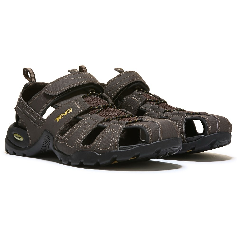 Teva Forebay River Sandal Men's Size 9 Hiking Fishing Color Turkish Coffee